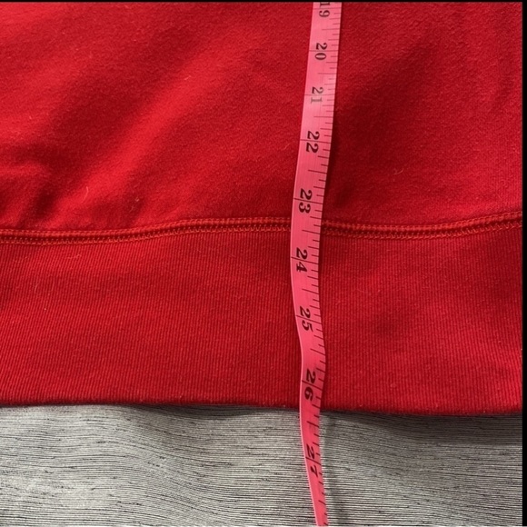 Nautica Red Navy Quarter Zip Pullover M Mock Neck Cotton Blend Layering Knit - Picture 5 of 9